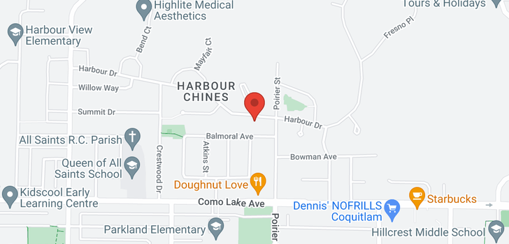 map of 1656 HARBOUR DRIVE